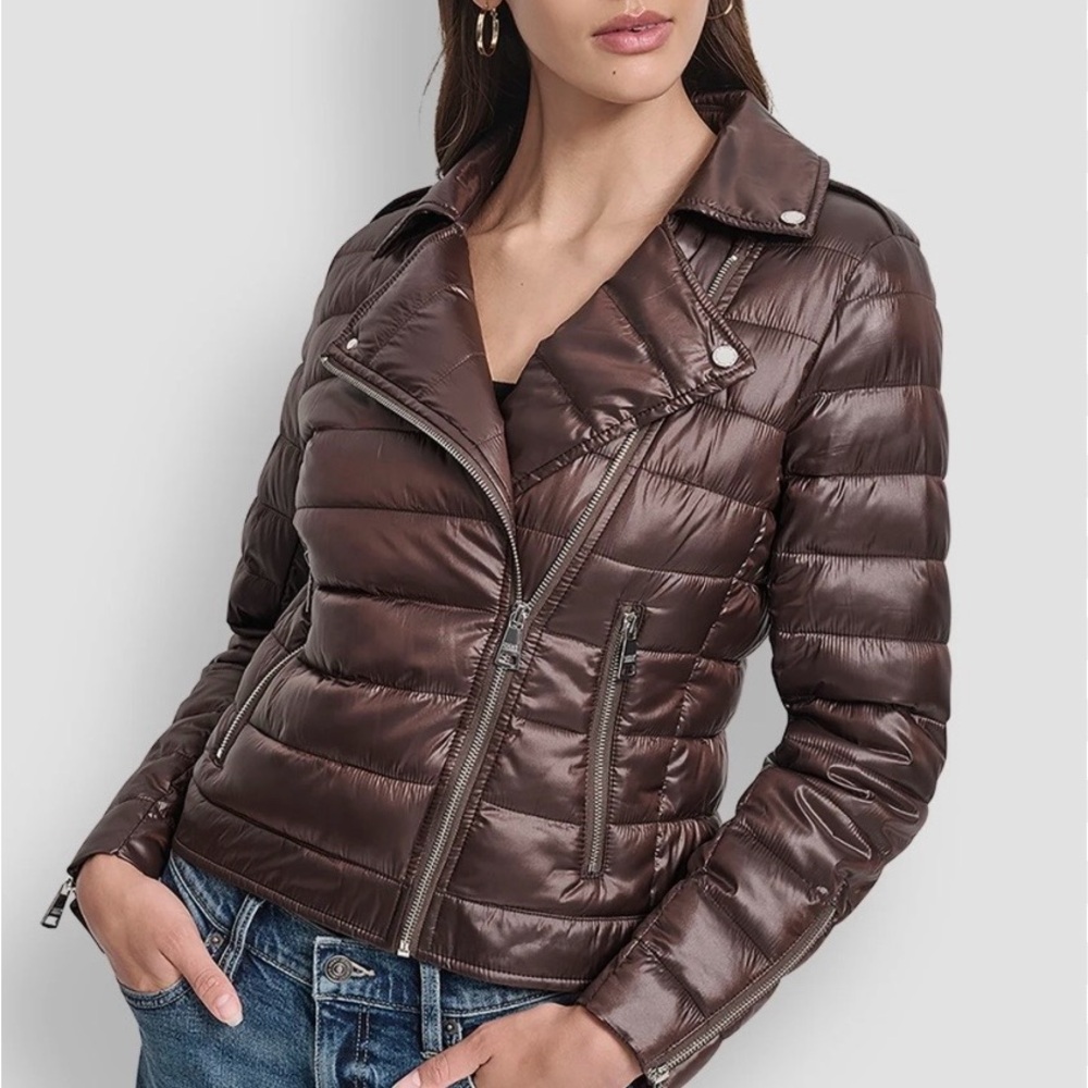 Women's Brown Puffer Jacket